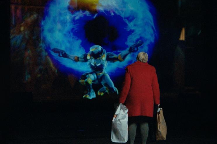 Robots and dinosaurs came to life to surprise passers-by