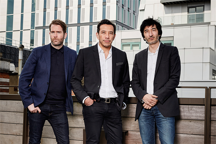 From left: Seb Hill, Jason Foo and Ben Tan