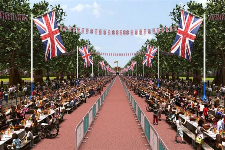 The event will welcome 10,000 guests along The Mall in London