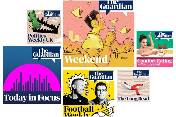 Guardian: Podcast's include Comfort Eating with Grace Dent, Today in Focus, Football Weekly and Audio Long Read