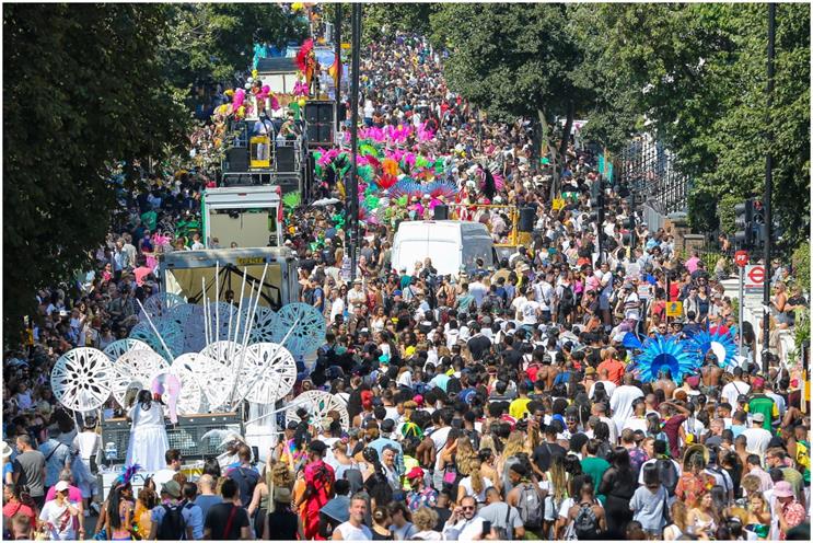 Notting Hill Carnival: last held as a street party celebration in 2019 (SOPA Images via Getty Images)