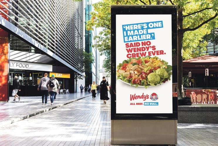 Wendy's: campaign promotes brand's freshly made food
