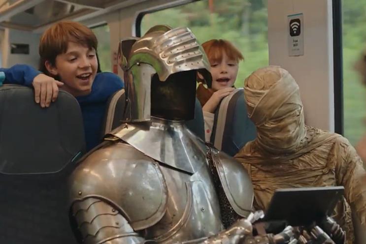 SWR: 2019 campaign featured sights from train company's destinations, such as the contents of London museums