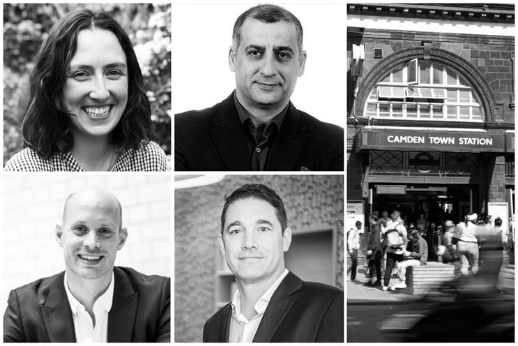Wulfsohn-Dunkley, Patel, Seymour-Hyde, MacCallum, Camden Town station (Photo by John Keeble/Getty Images)