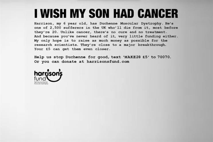 Harrison's Fund: creative account awarded to Havas after it went to pitch
