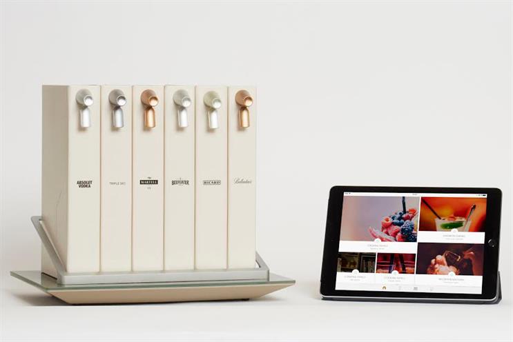 Pernod Ricard: the Opn cocktail library demonstrated at today’s conference