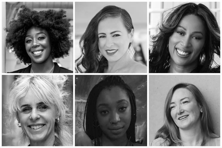 Clockwise from top left: Lydia Amoah, Lisa Goodchild, Maria McDowell, Ally Owen, Jacqueline Darkwa and Ali Hanan