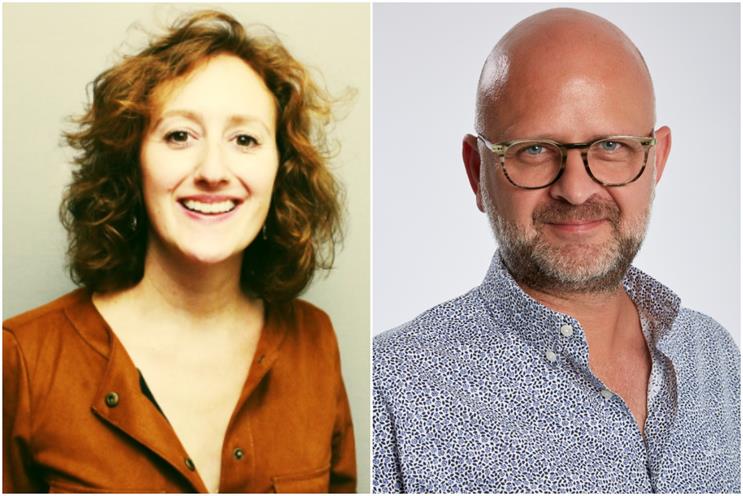 Ludzker and Freeland: will lead merged agency in London