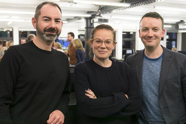 Good Relations team: (left to right) David Wiles, Kat Day and Lawrence Collis