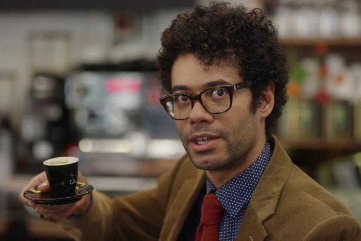 Richard Ayoade: HSBC's current brand spokesman