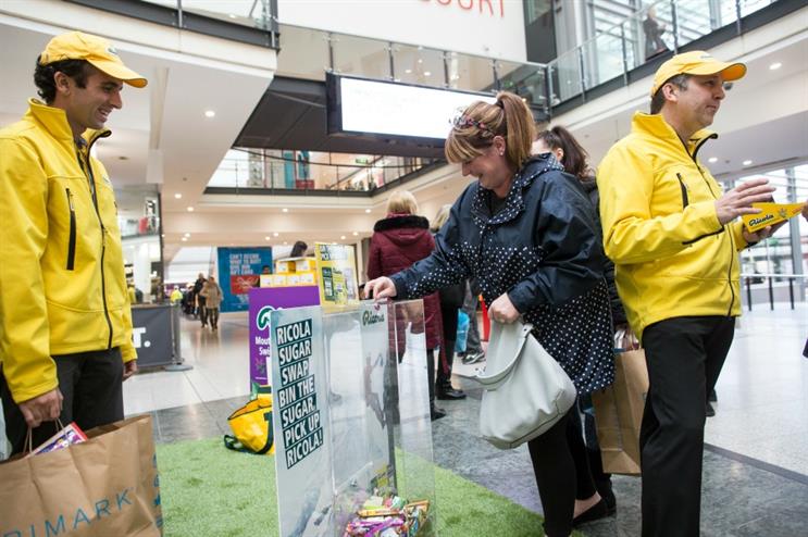 Consumers could swap sweets and chocolate for a packet of Ricola