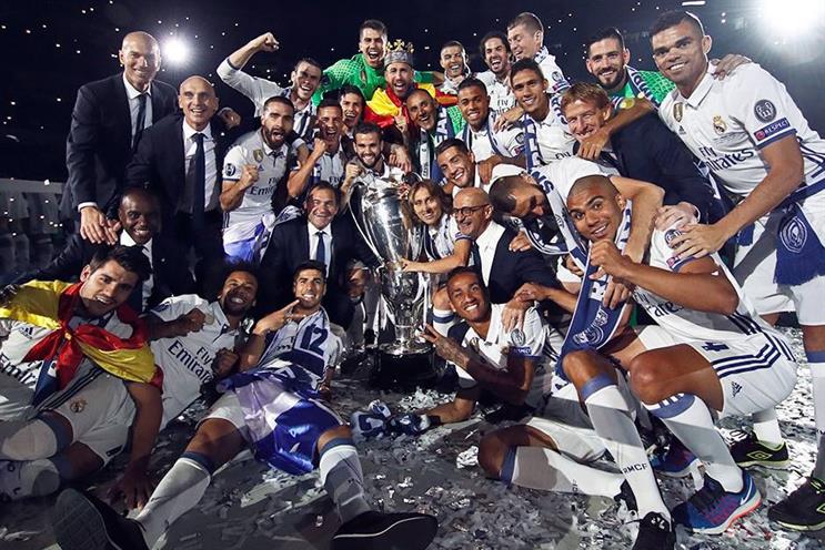 Real Madrid: won the Champions League again last weekend