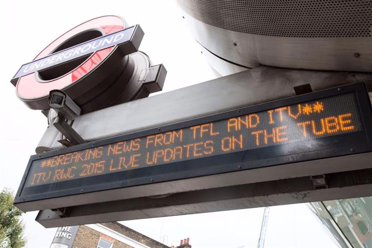 TfL: 180 stations will see Rugby World Cup information streamed at entrances and platforms