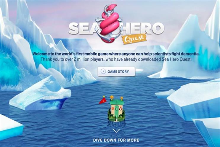 Deutsche Telekom: launched the Cannes Lions-winning 'Sea Hero Quest' game last year
