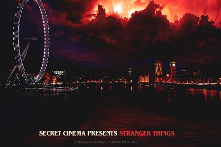 Secret Cinema: Stranger Things production starts in November