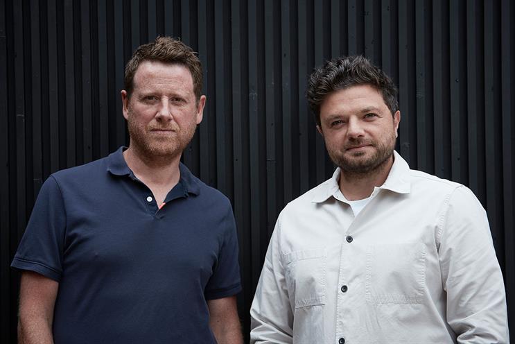 Seven Iron: Dave Bedwood (left) with co-founder Andy Roberts