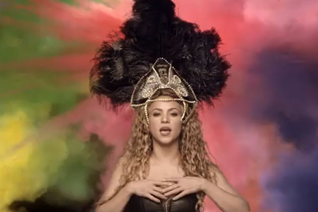 Shakira: her World Cup-themed video tops this week's viral chart
