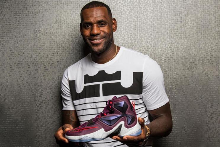 lebron james sponsor nike