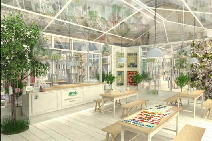 Guests will be able to rehydrate, write to friends and create a collage at the pop-up