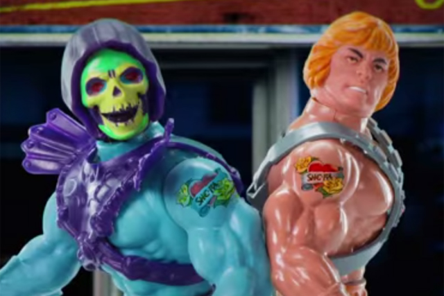 Honda: spot uses Skeltor and He-man