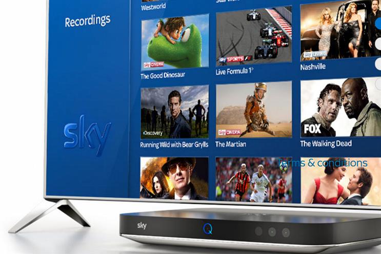 Sky: it works with the UK's largest media shop
