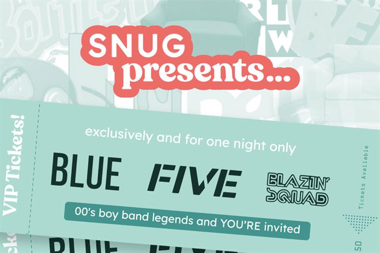 Snug: VIP guests will watch from the comfort of a Snug sofa