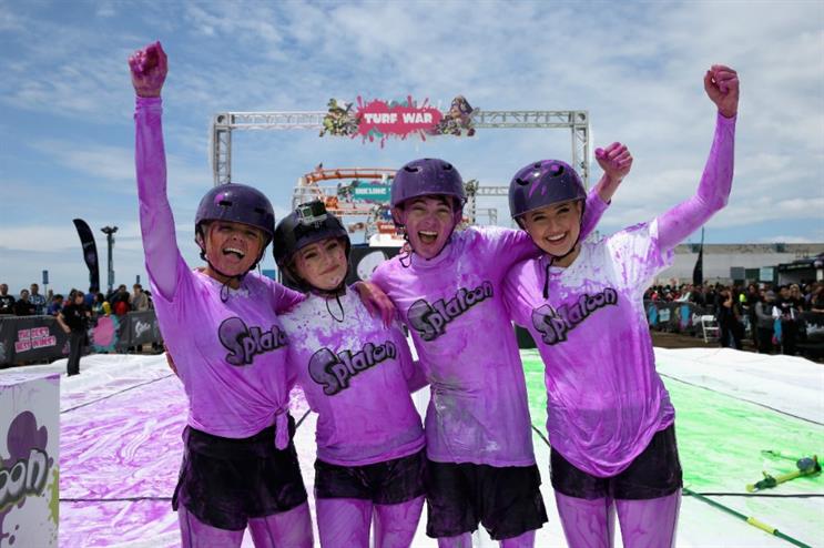 Nintendo's Splatoon Mess Fest descended on Santa Monica pier (image: nintendoeverything.com)