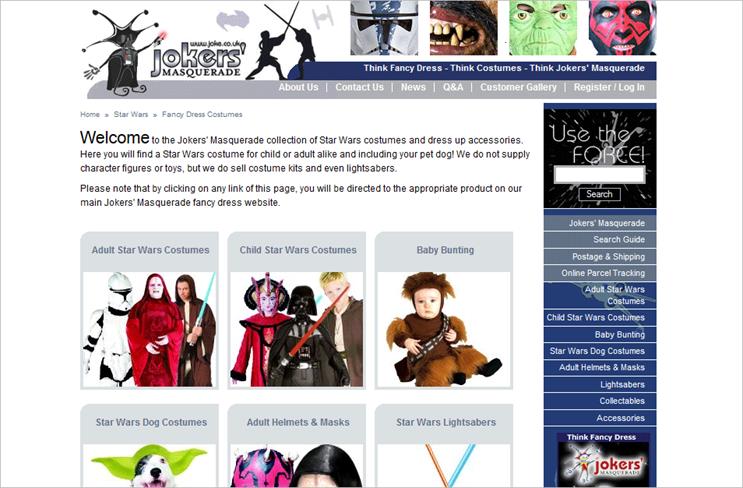 Jokers' Masquerade: Disney forces fancy dress online store to relinquish Star Wars URLs