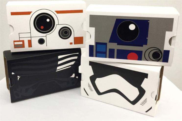 The Google Cardboard designs are in high demand