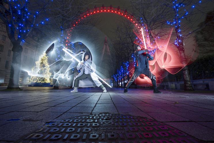 Disney creates lightsaber duel to promote Star Wars: The Last Jedi