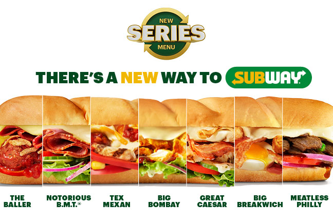 Subway releases digital-exclusive menu