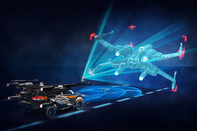 Nissan uses Star Wars characters to demo tech in AR experience
