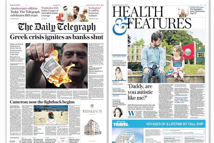 Telegraph Redesigns Print Edition For 160th Birthday