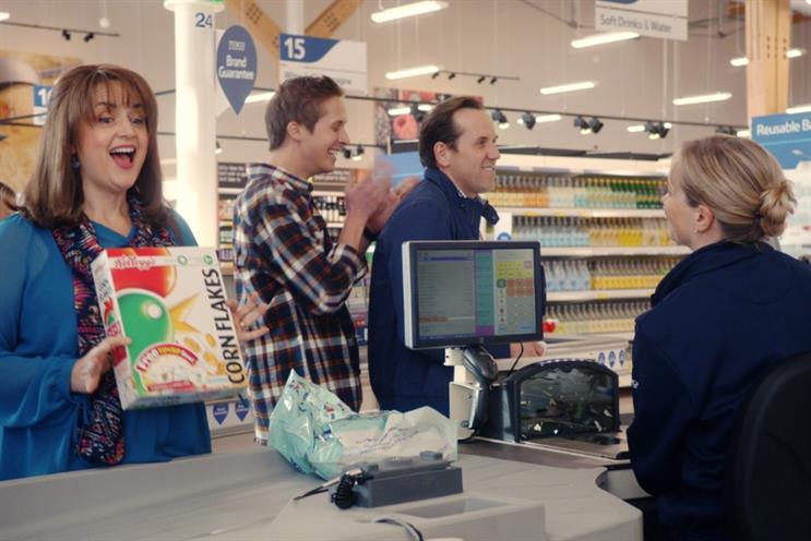 Tesco has unveiled a major brand campaign featuring a modern family played by Ruth Jones and Ben Miller