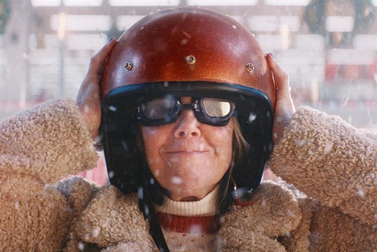Tesco: the star of the supermarket's Christmas ad is a hardcore granny who is determined to celebrate