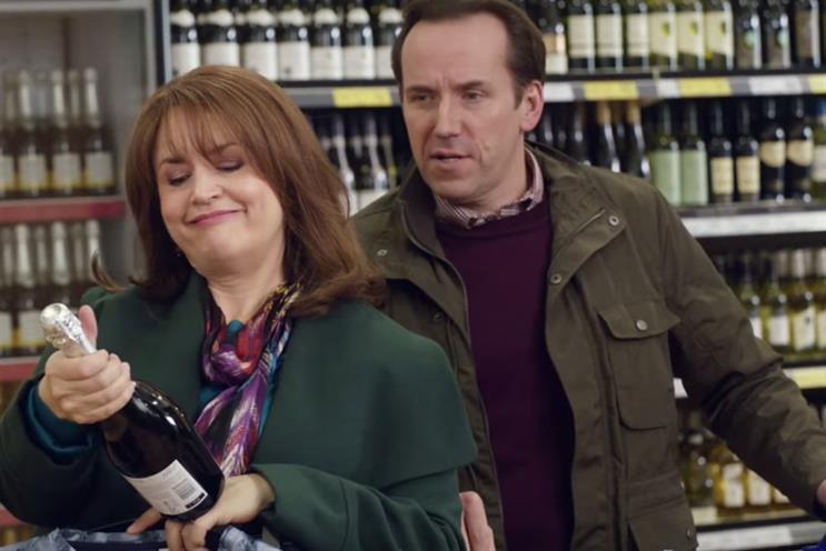 Tesco: Christmas campaign featuring Ruth Jones and Ben Miller
