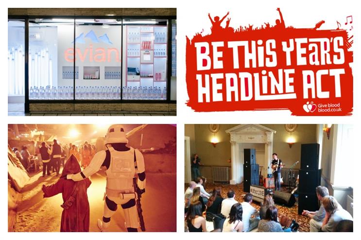 Evian, Uber and Secret Cinema are among this week's top experiential stories