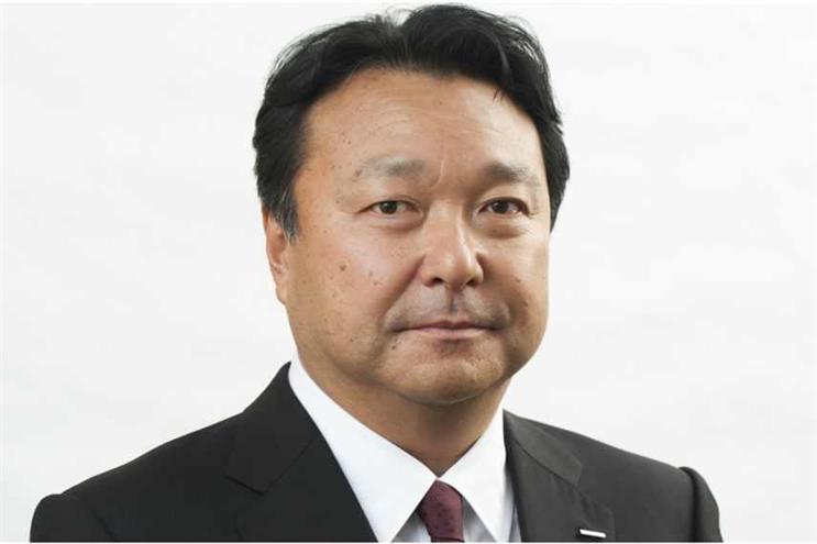 Dentsu president and chief executive Toshihiro Yamamoto