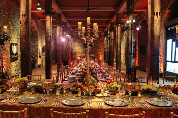 Guests at the Tower of London can dine in the White Tower