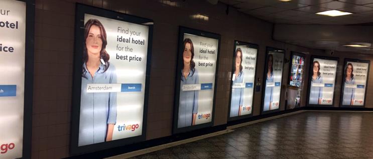 The Trivago ad's ubiquity has been noticed. | Image credit: @clairejones