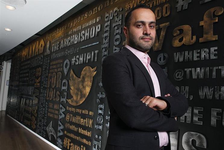 Dara Nasr: said many advertisers were putting Twitter at the heart of their media plan