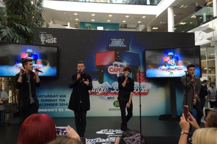 Union J performed a special gig at Morrisons' HQ