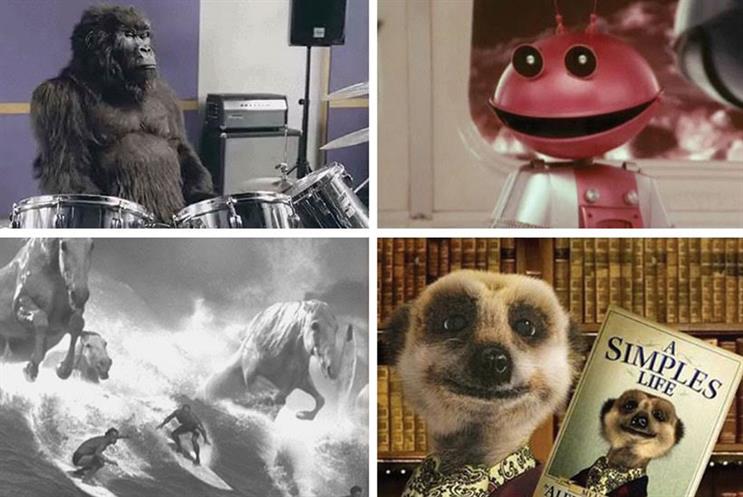 Which ad gets your vote? Are you backing gorillias, horses, martians, meerkats or something completely different?