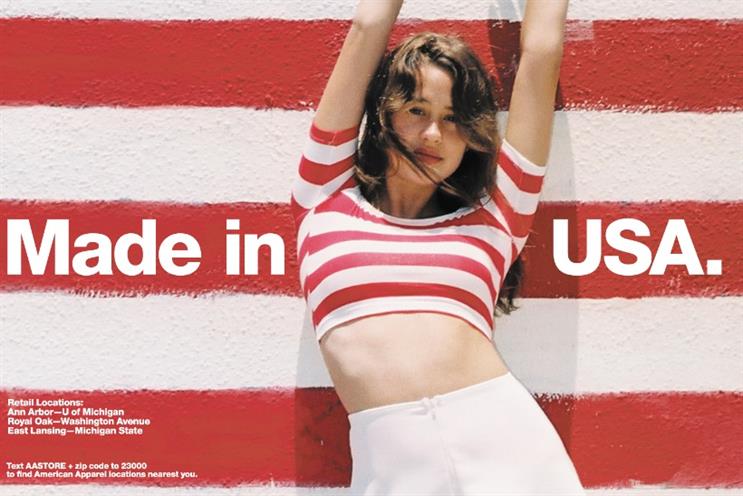 The only thing going for American Apparel was its controversial