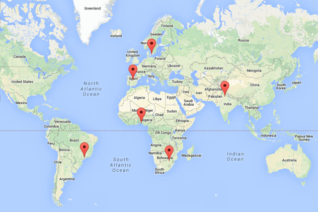 World Map Of Mcdonald's