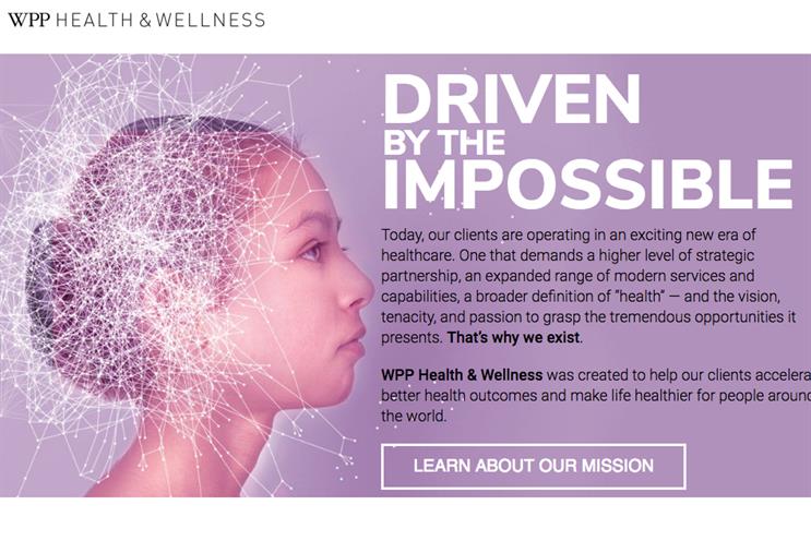 WPP launches new health and wellness sub-holding company