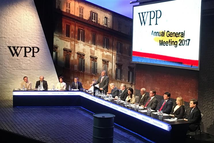 WPP's like-for-like revenue dips in less than 'pretty' 2017