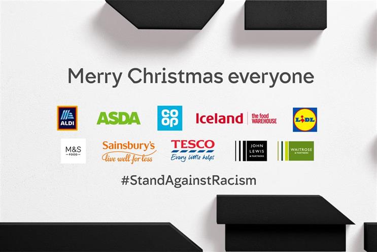 Supermarkets: joined forces to stand against racism