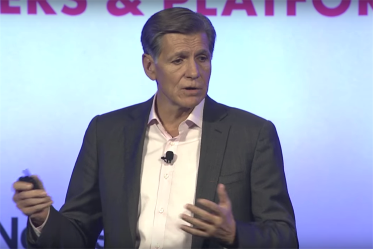 Marc Pritchard, P&G, on Better Advertising Enabled by Media Transparency at IAB ALM (Image from <a href="https://www.youtube.com/watch?v=NEUCOsphoI0">IAB - Interactive Advertising Bureau</a>