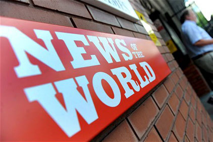 News International: to close the News of the World this weekend